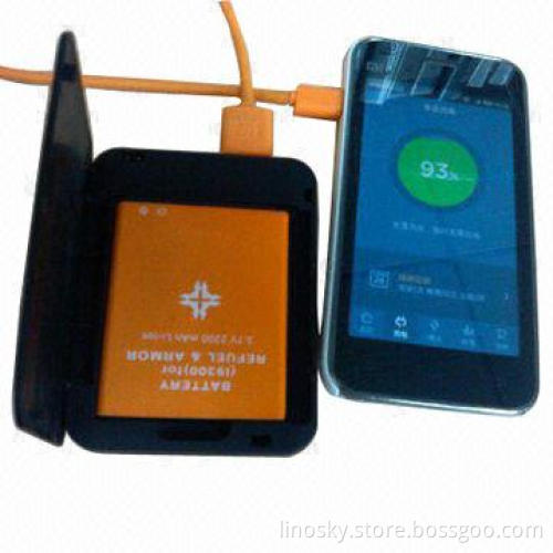 Universal Battery Charger with Inside Wireless Charger Receiver